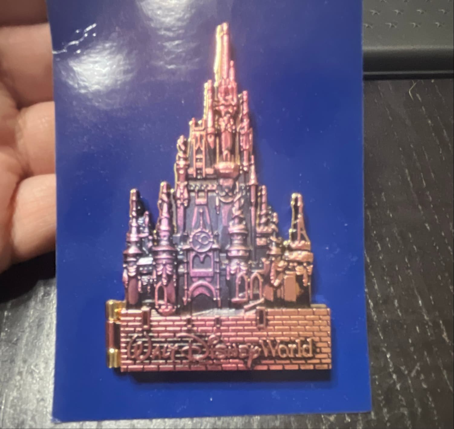 Walt Disney World 50th Anniversary Cinderella Castle Pin front