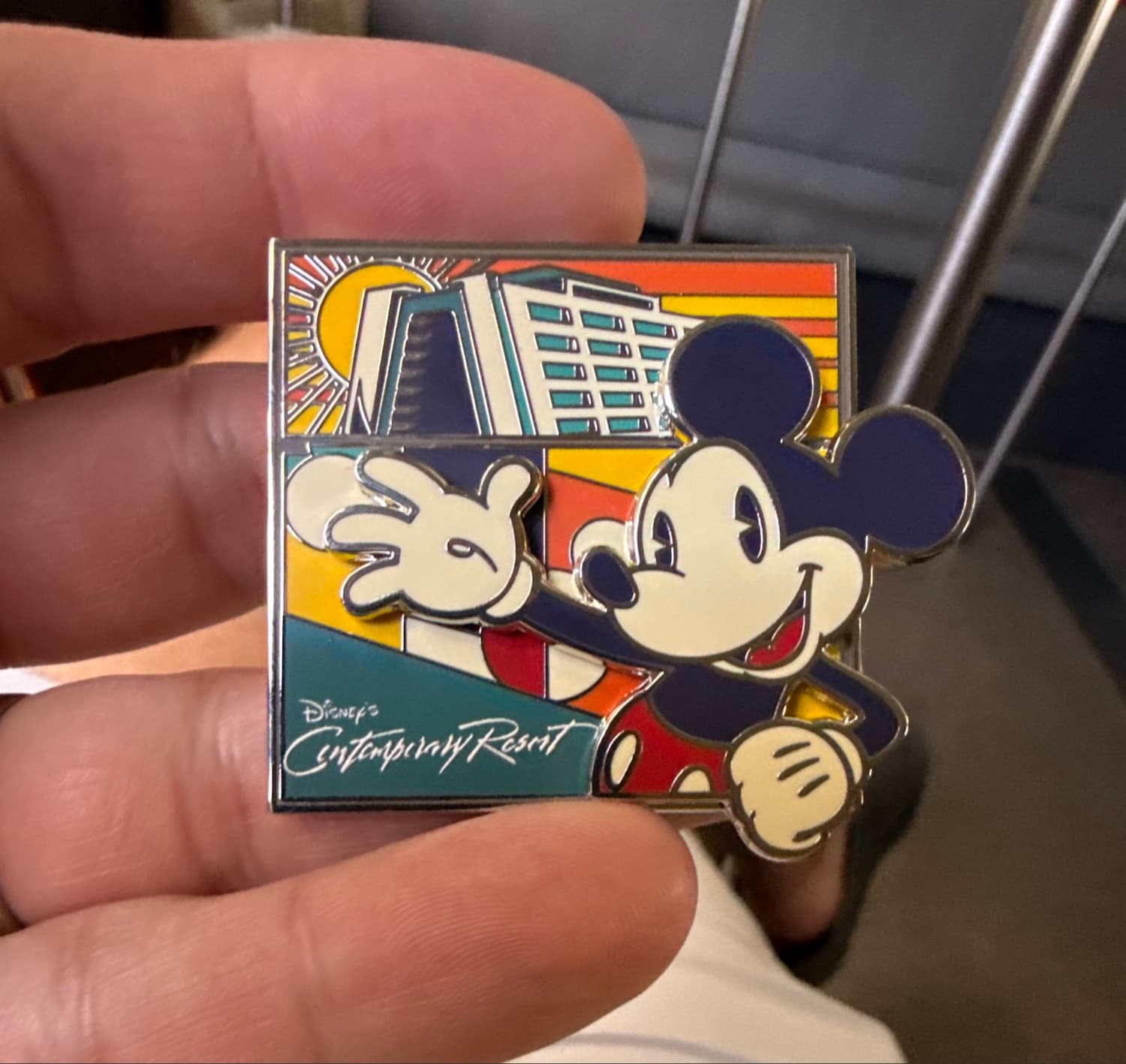 2025 Disney Parks Contemporary Resort Mickey Mouse OE Pin