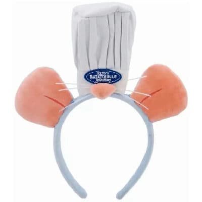 Remy's Ratatouille Adventure Chef Hat Rat Epcot Headband