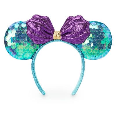 The Little Mermaid Shell Sequin Ears