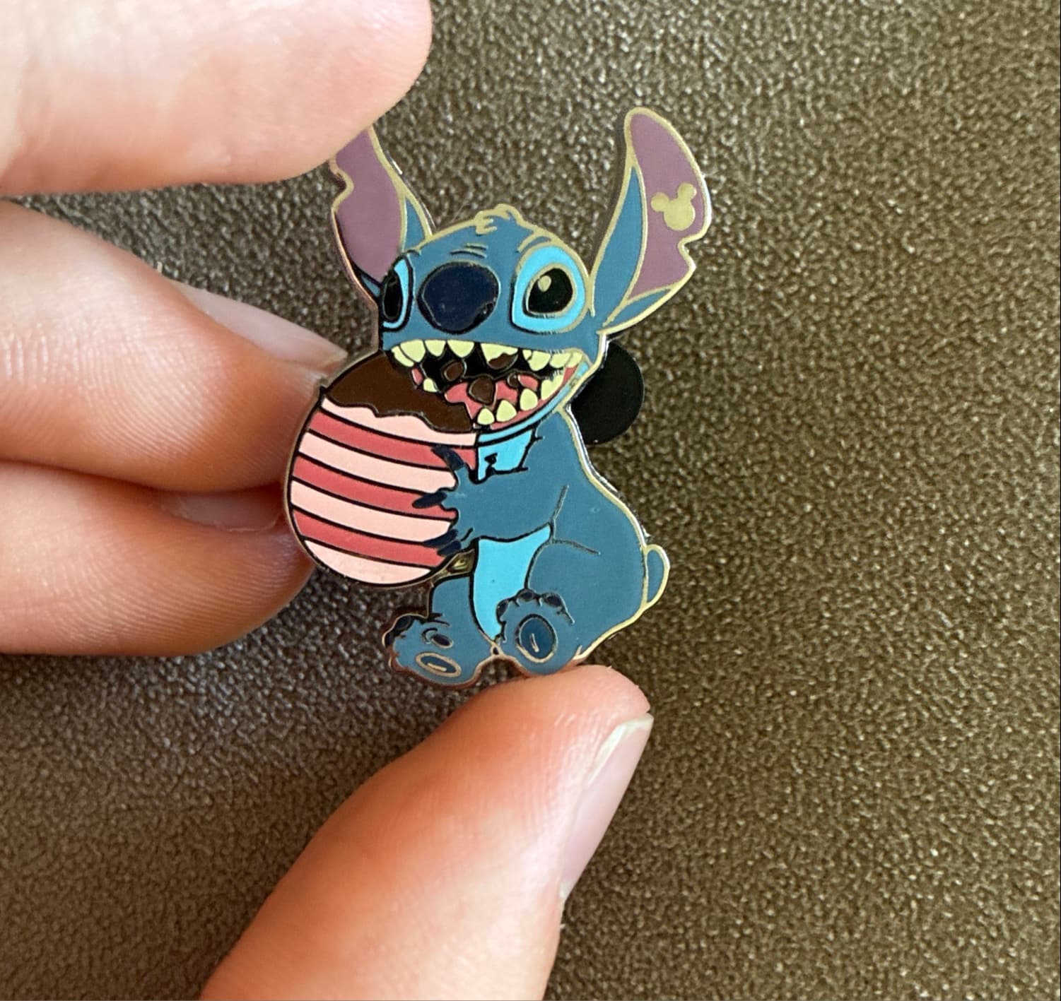 Stitch with Chocolate Egg