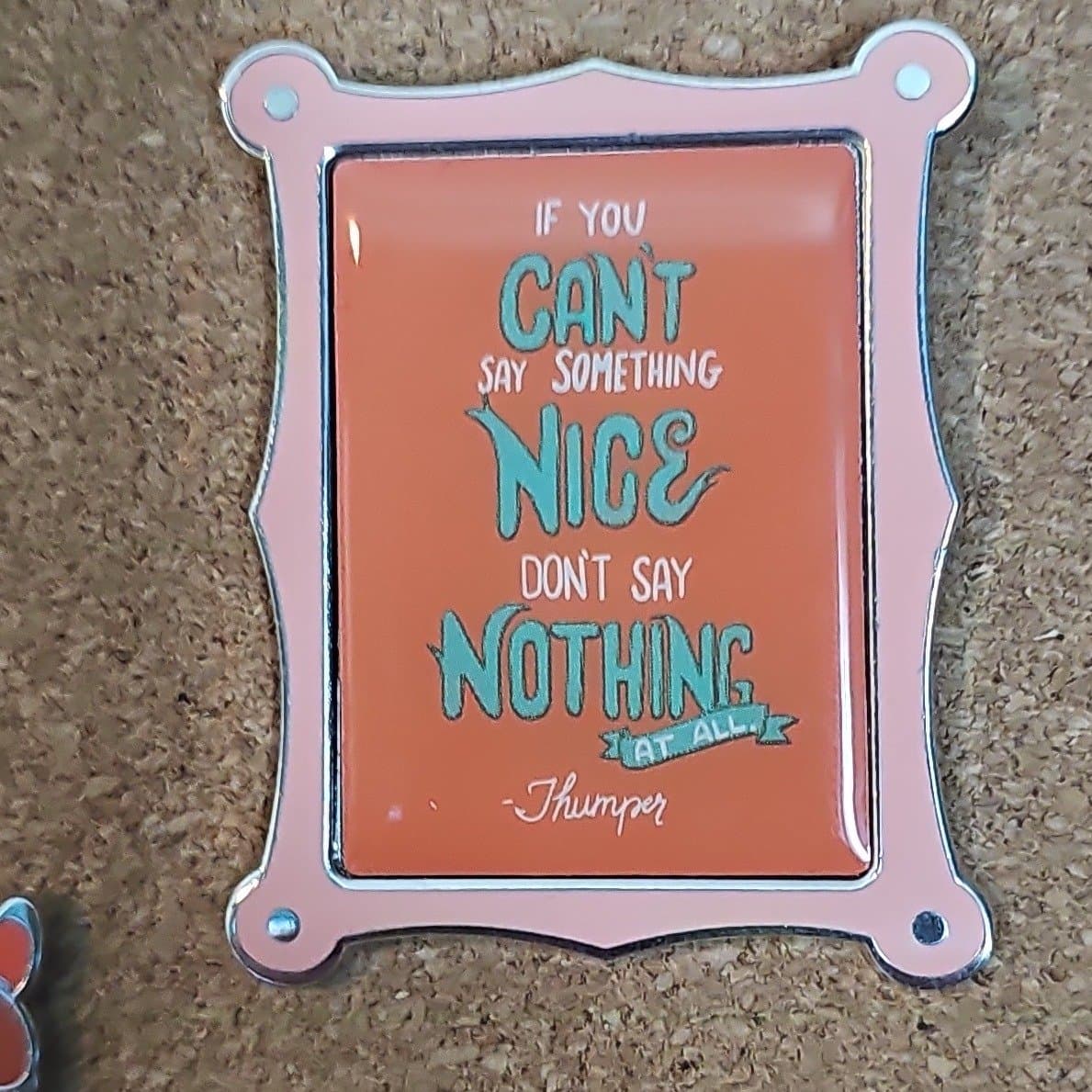 Thumper Quote Pin - Disney Wisdom Collection: Bambi front