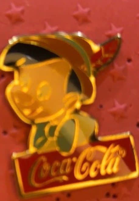 Pinocchio Coca-Cola 15th Anniversary Cast Pin