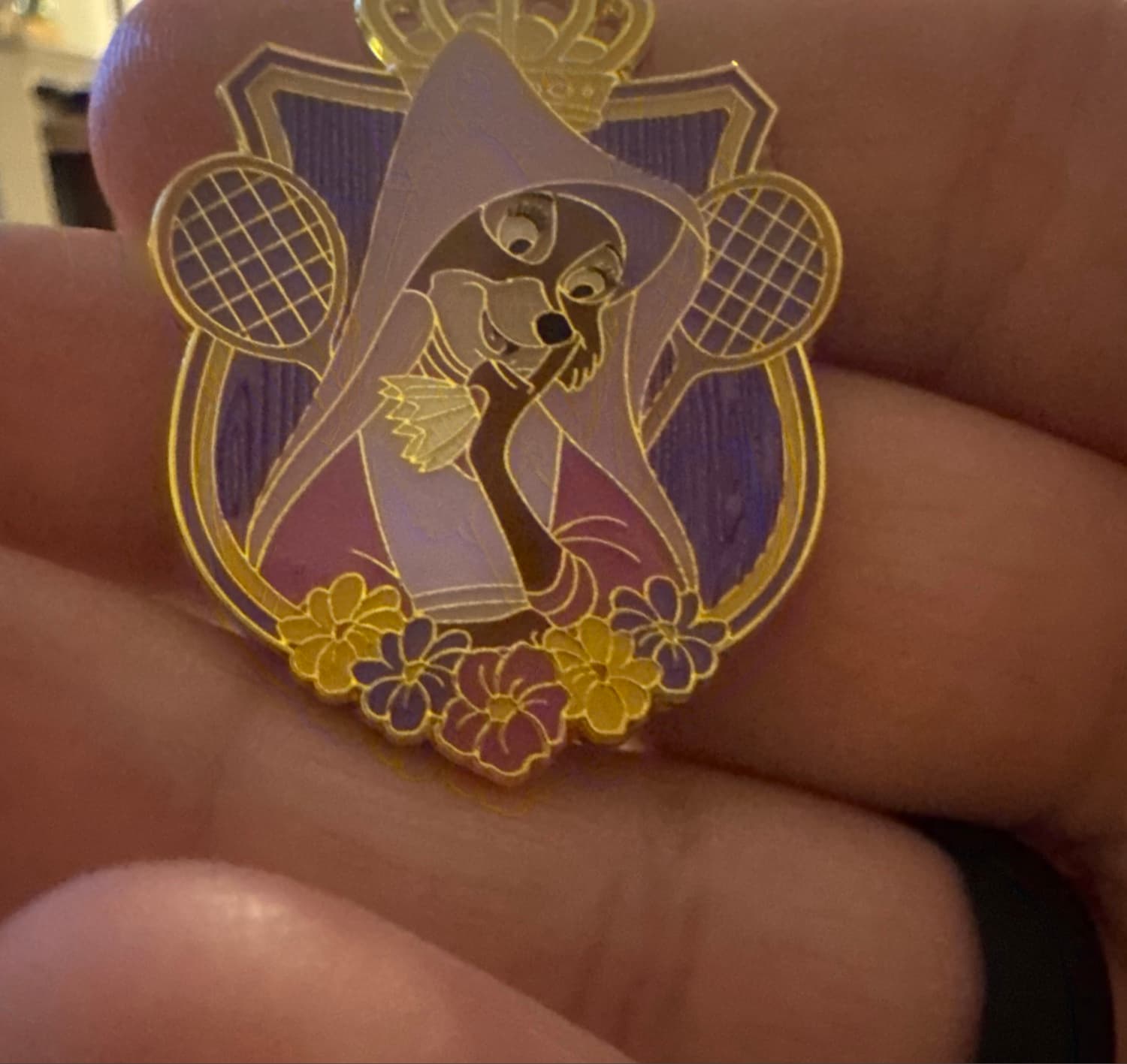 Loungefly Disney Robin Hood Maid Marian Portrait Enamel Pin — BoxLunch Exclusive front