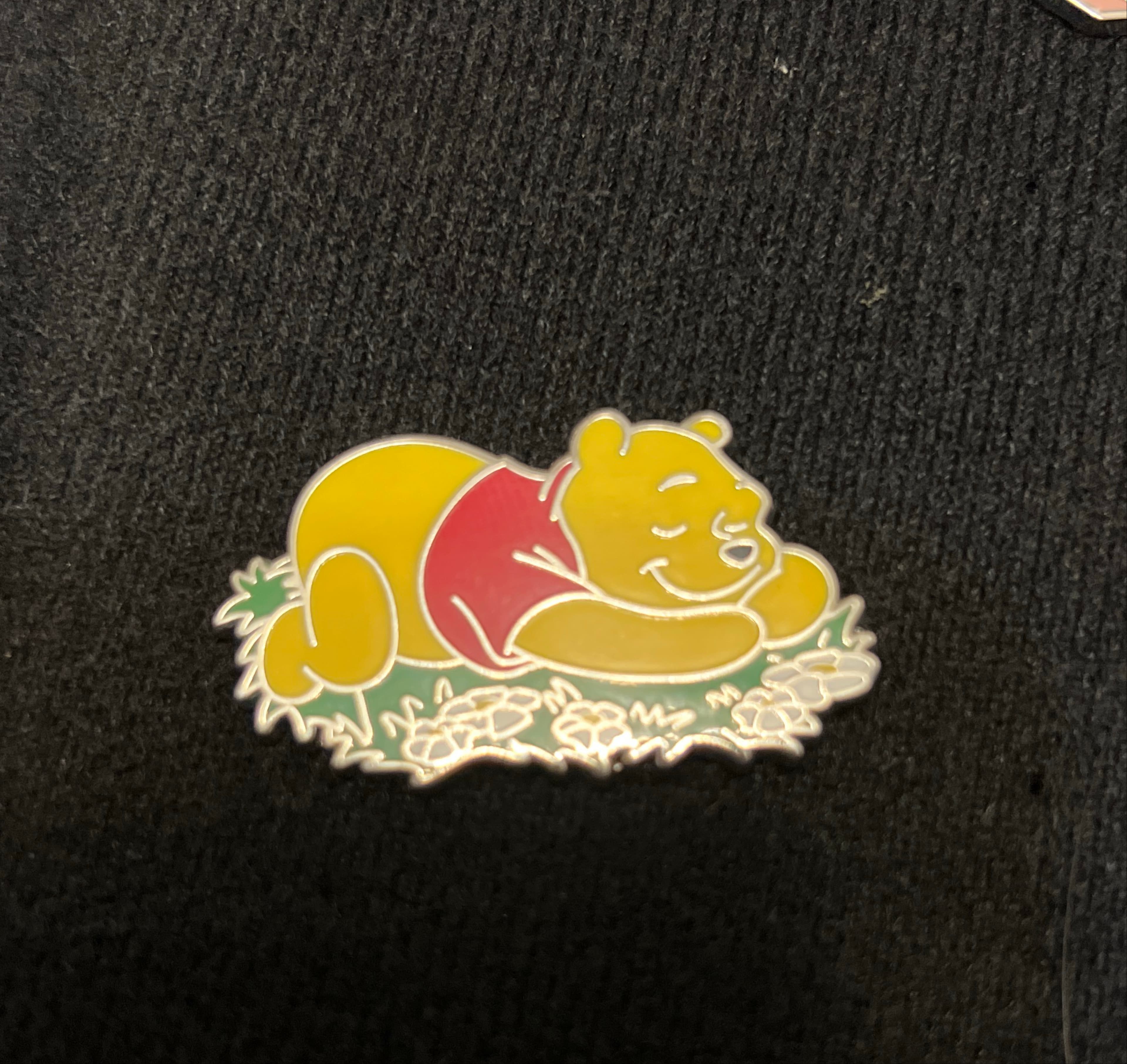 Sleeping Winnie the Pooh with Flowers - Sweet Dreams Mystery Collection front