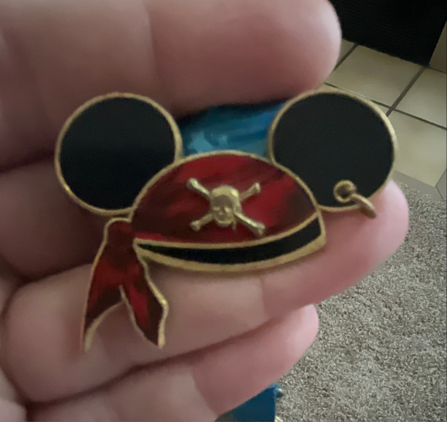 Pirate's of the Caribbean Mickey Mouse Ears Hat front