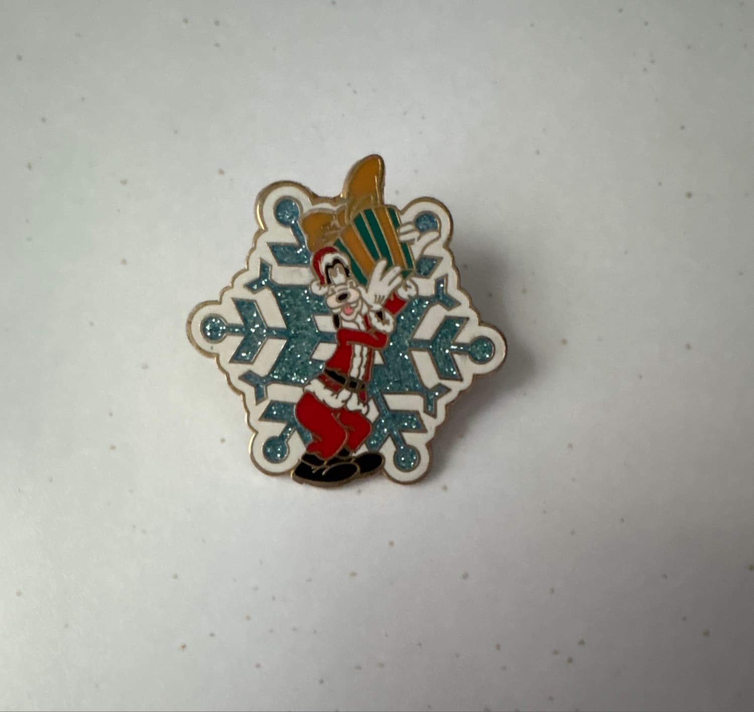 Goofy Snowflake Pin