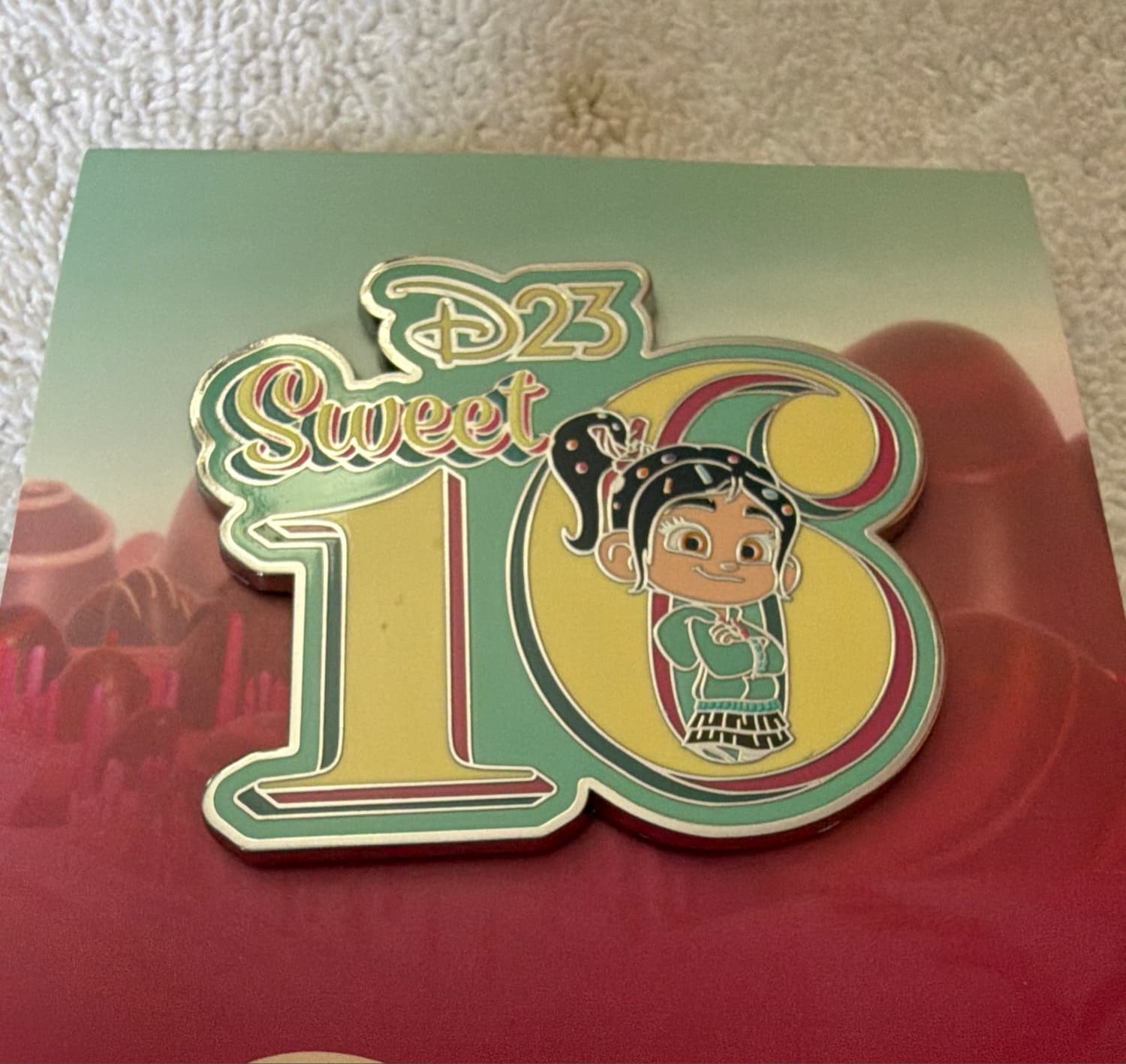 D23 Sweet 16 Vanellope von Schweetz Pin