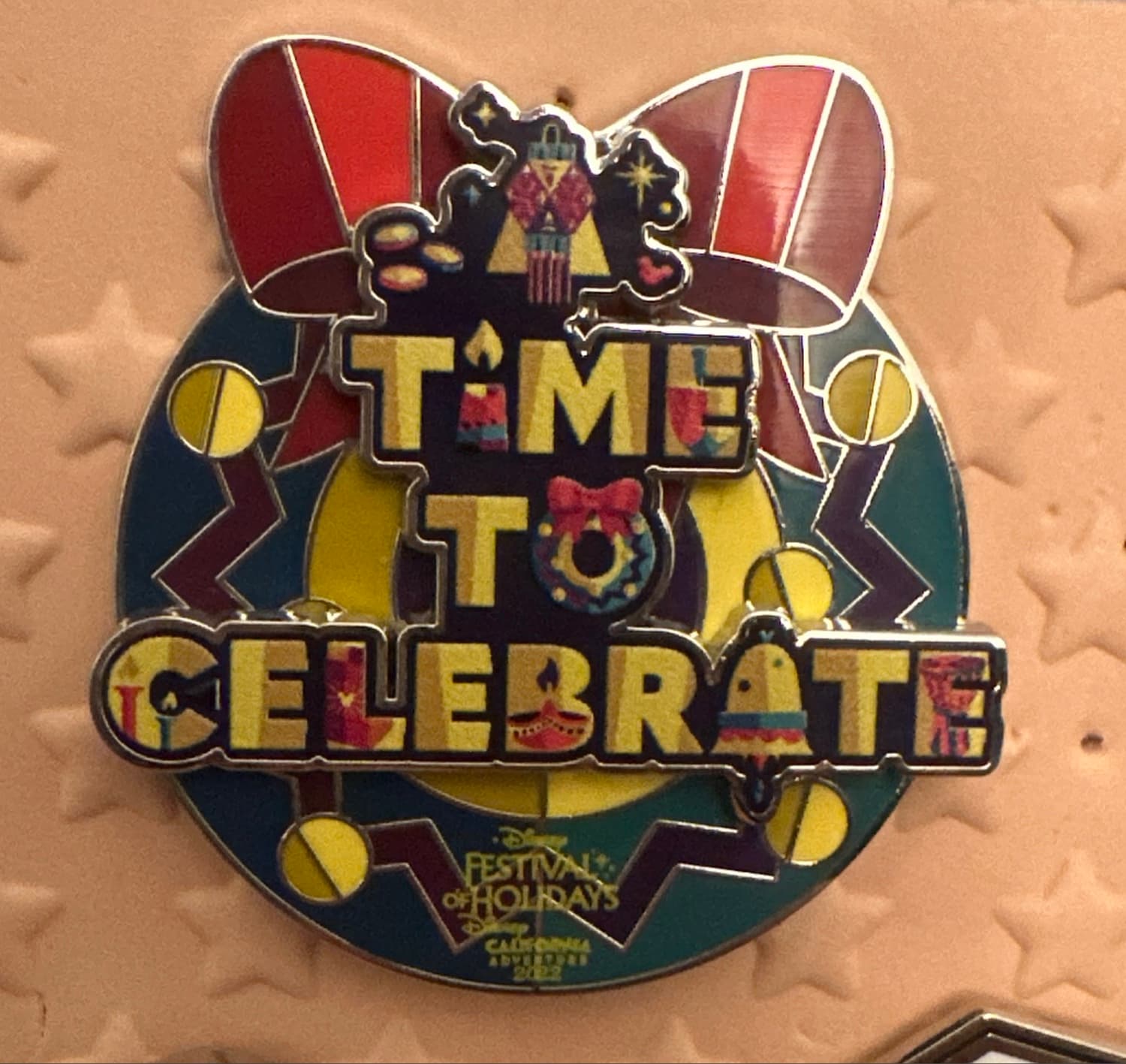 "Time to Celebrate" Festival of Holidays 2022 Pin