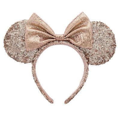 Rose Gold Sequin Minnie Mouse Ears