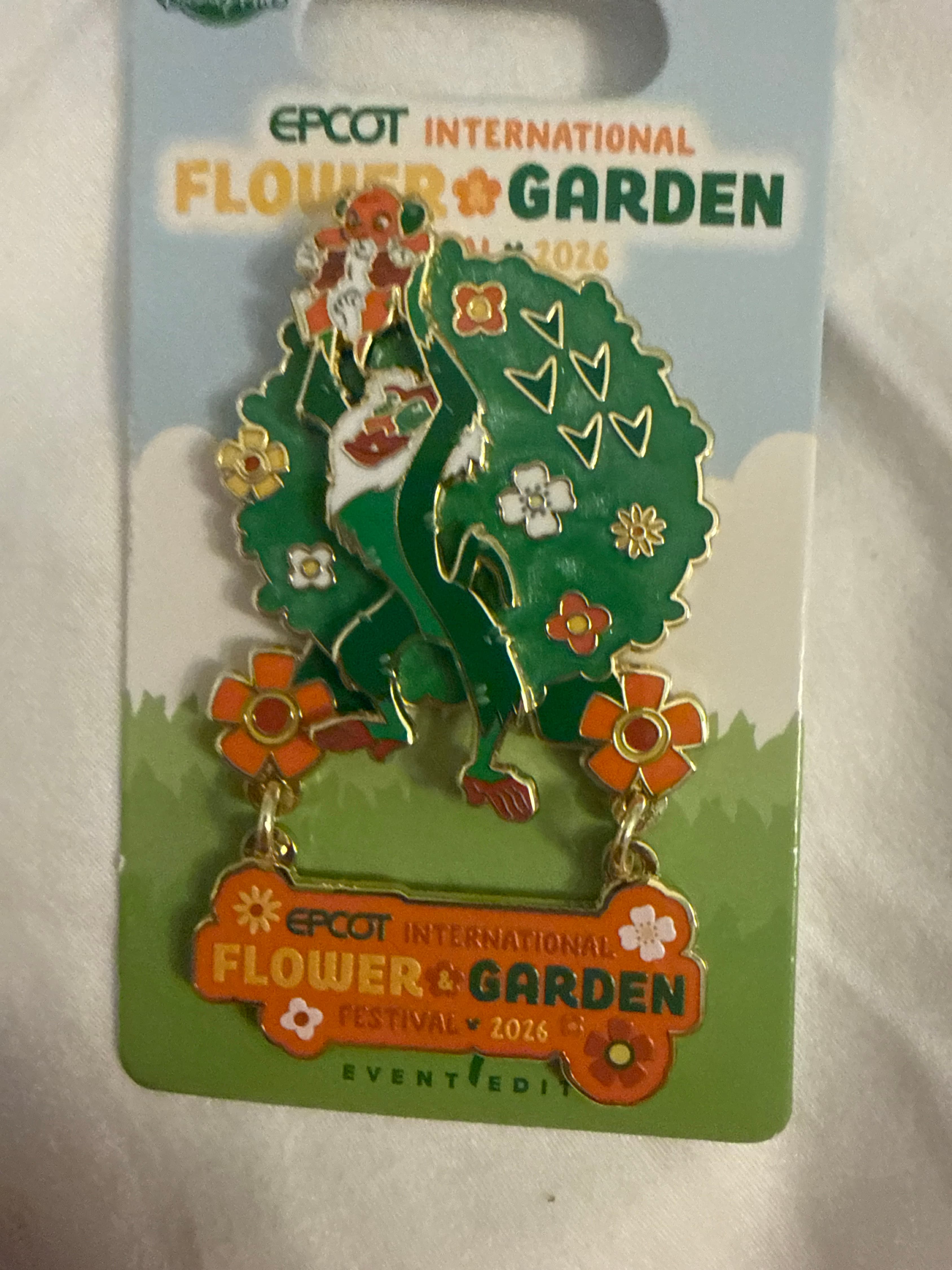 Garden Gnome Topiary Dangle - EPCOT International Flower & Garden Festival 2026
