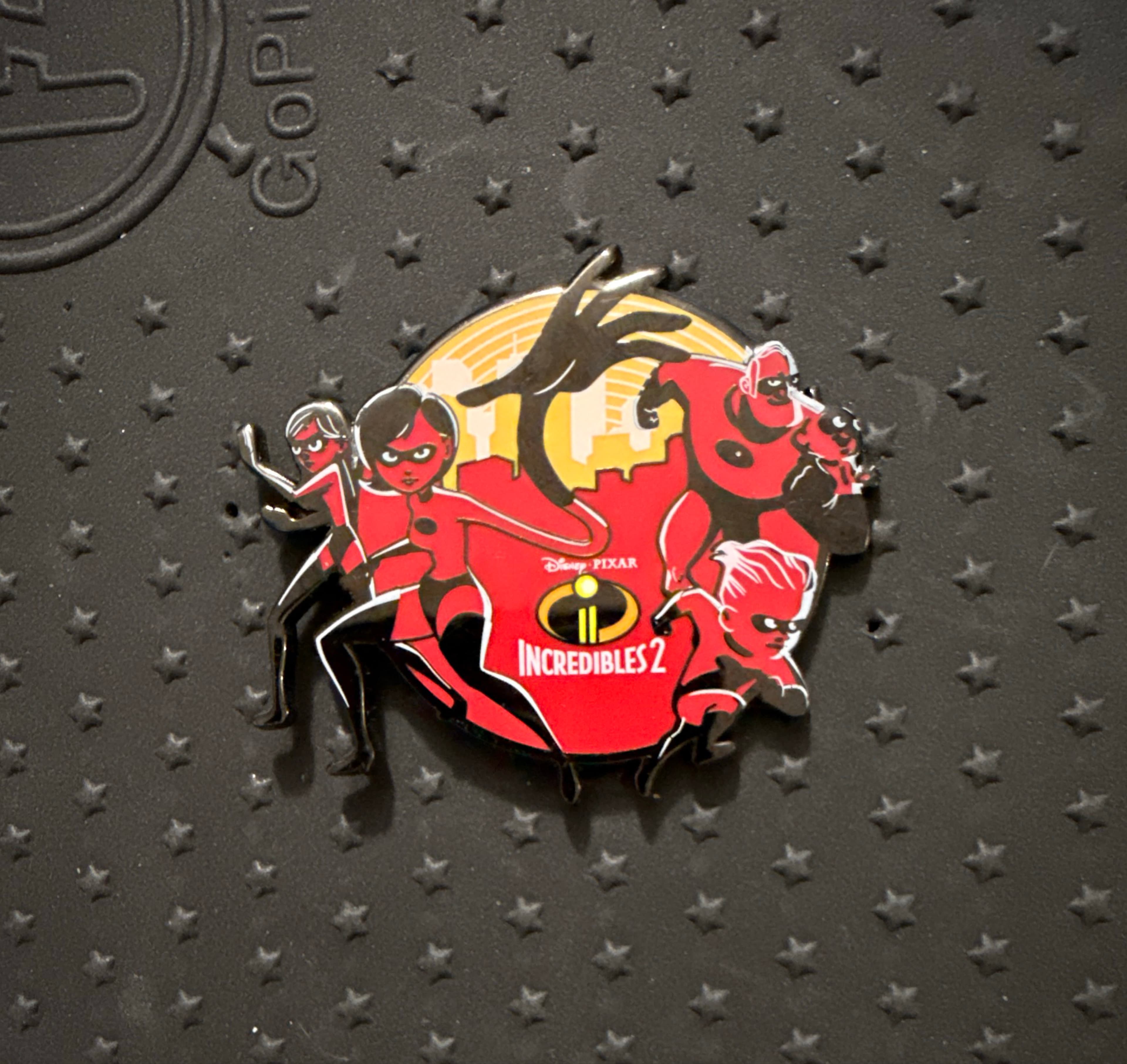 The Incredibles 2 Family Logo Pin front