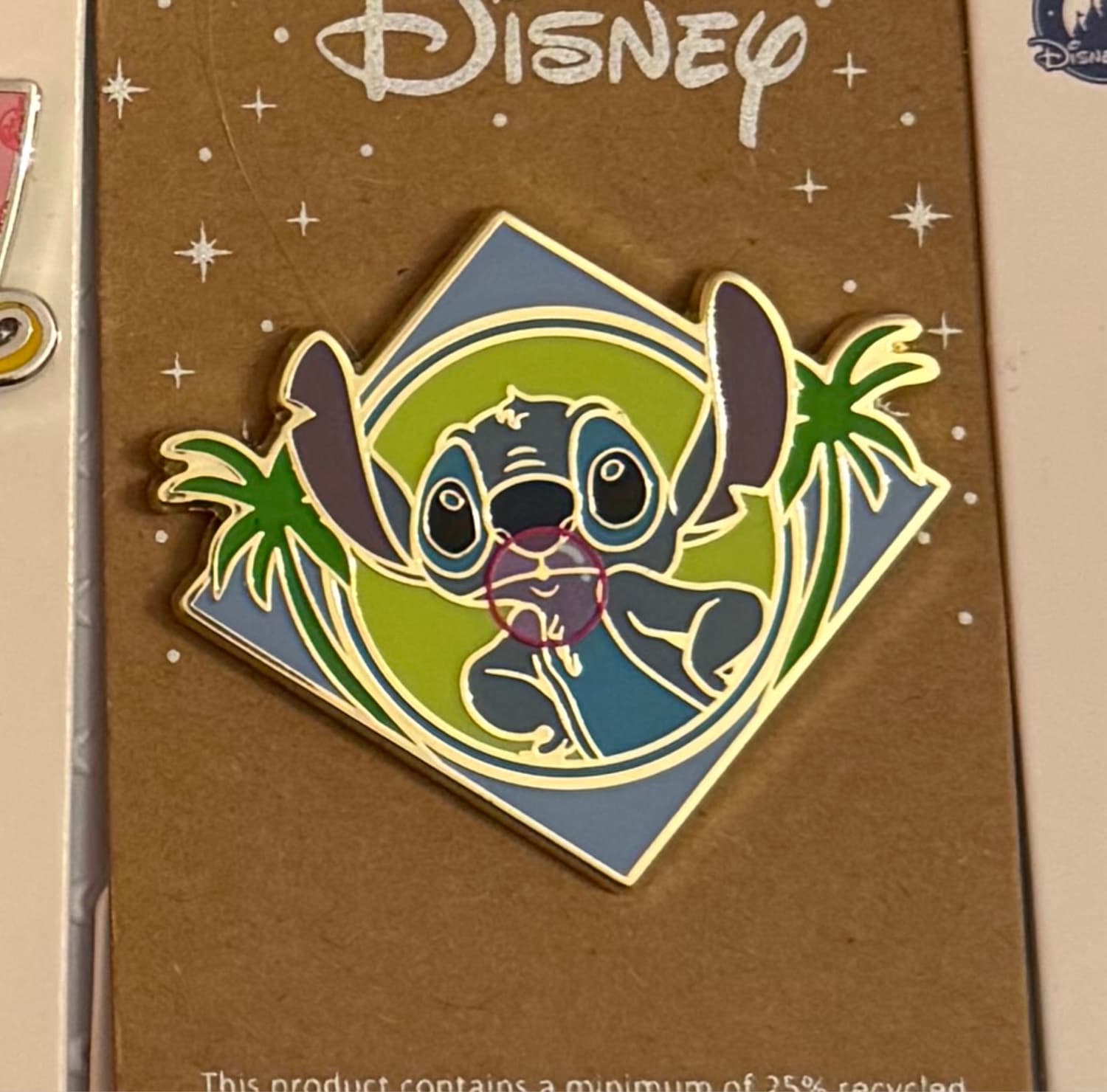 Boxlunch and Loungefly Lilo & Stitch Blowing Bubble Bubblegum Gum Pin