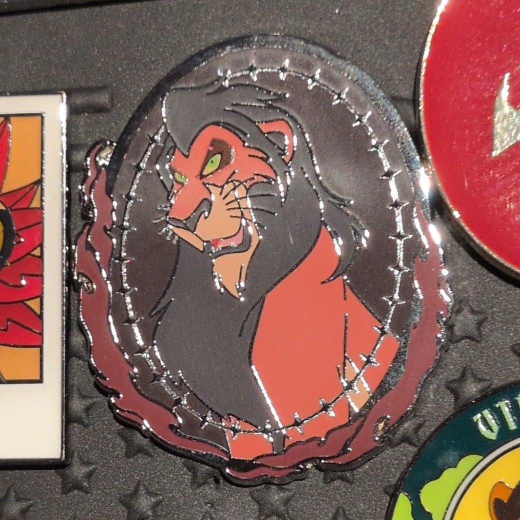 Disney Store Scar Disney Villains Pin, The Lion King