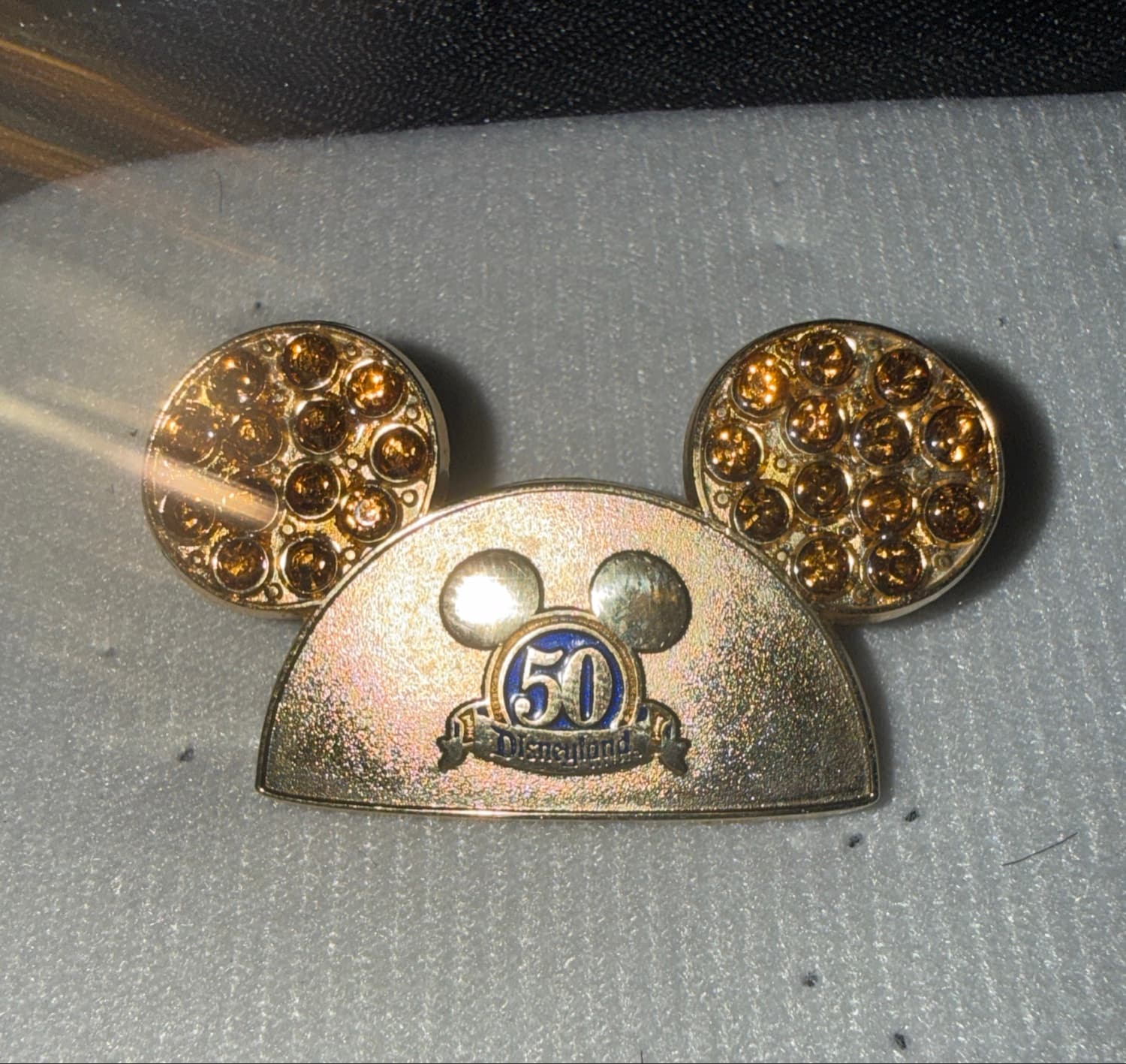 Disneyland 50th Anniversary Golden Mickey Ears