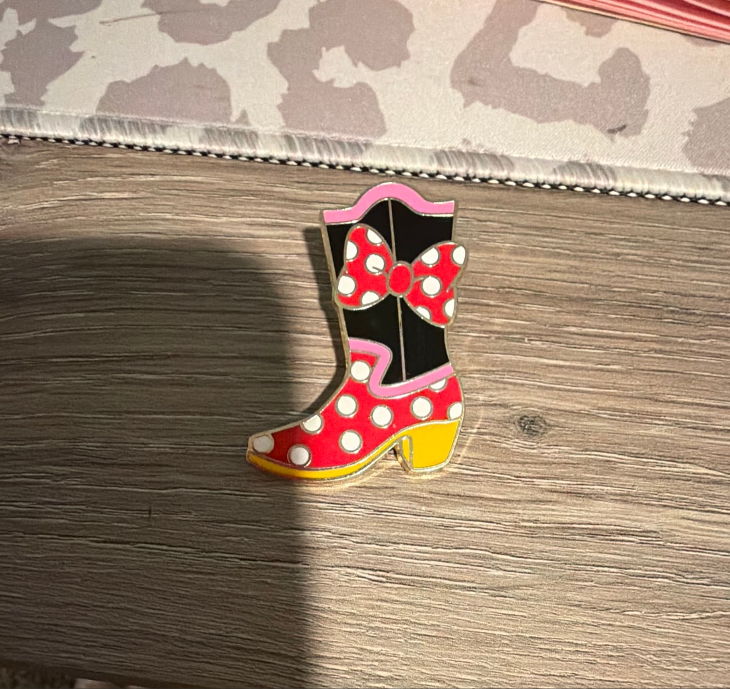 Our Universe Disney Classic Character Cowboy Boot Blind Box Pin Set - Minnie Mouse Pin