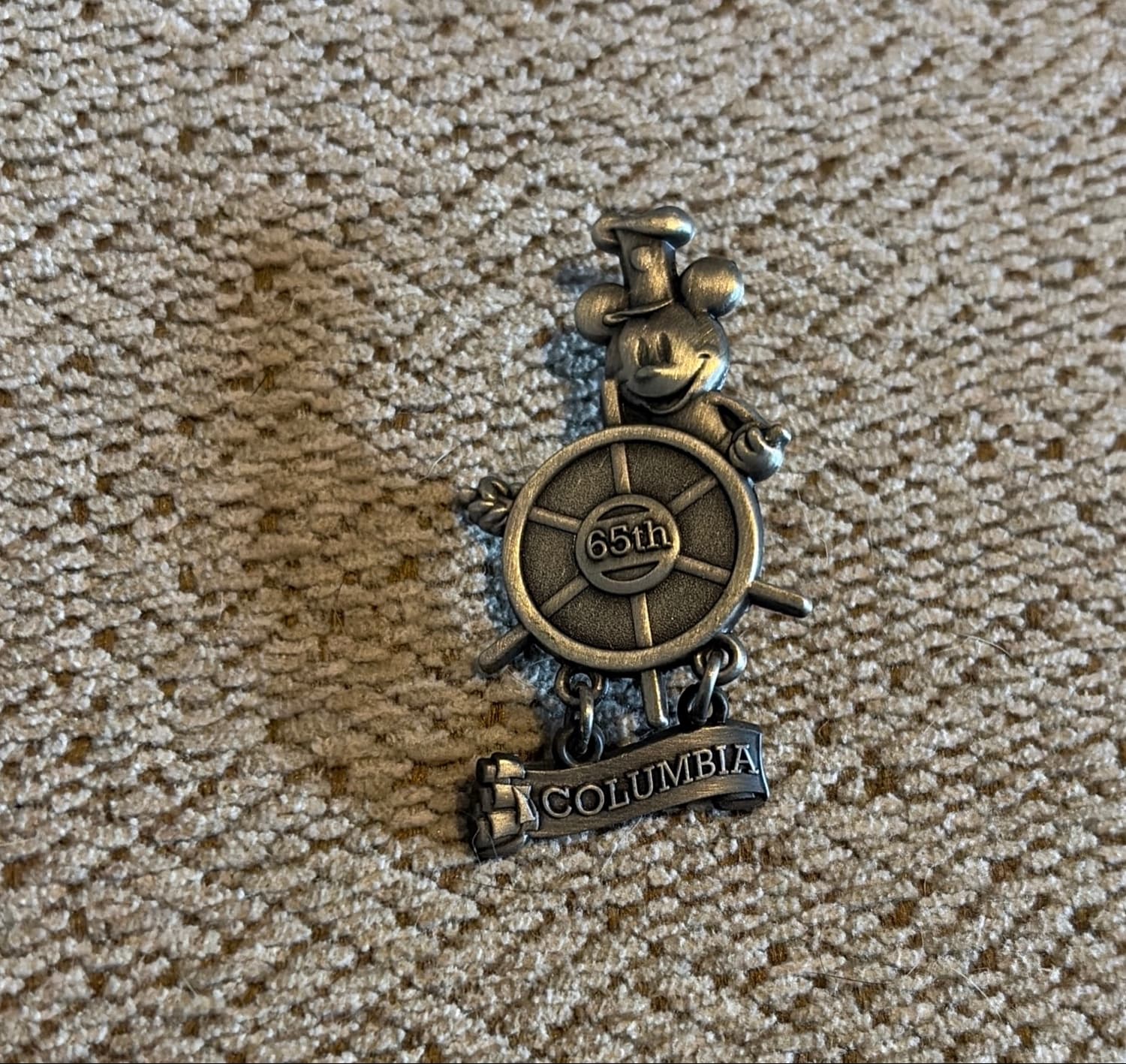 Sailing Ship Columbia 65th Anniversary Steamboat Willie front