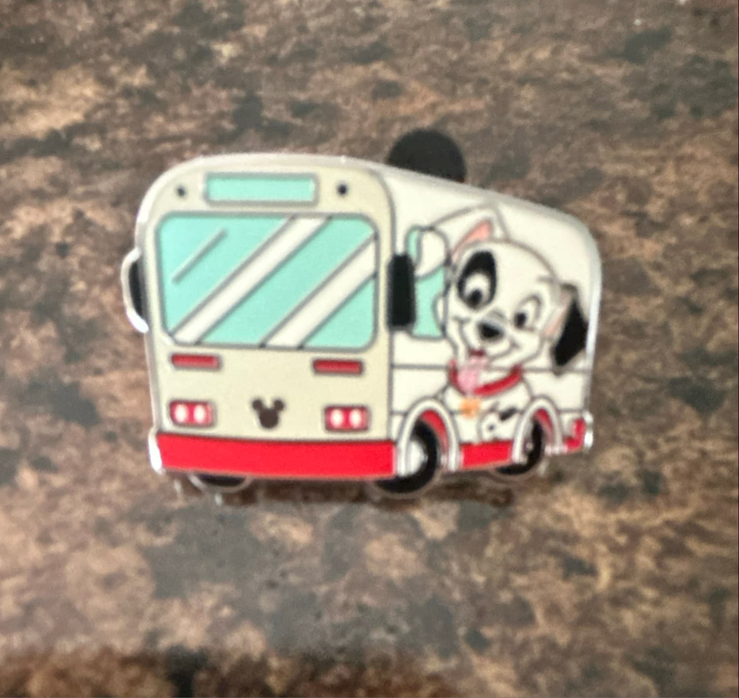101 Dalmatians Lucky Puppy Bus Hidden Mickey Pin 2026