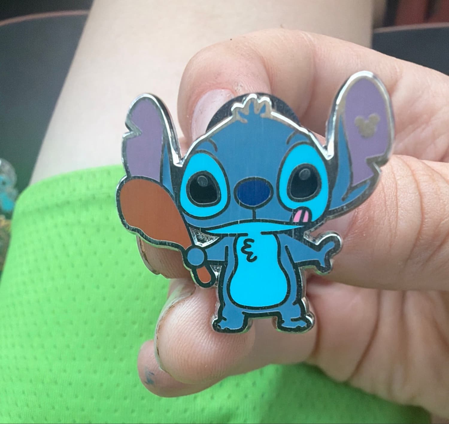 Stitch eating Turkey Leg