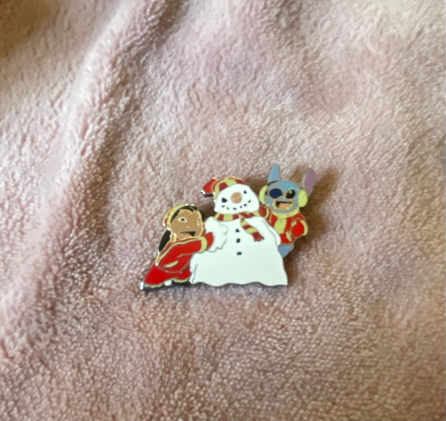 Lilo & Stitch Winter Snow Pin