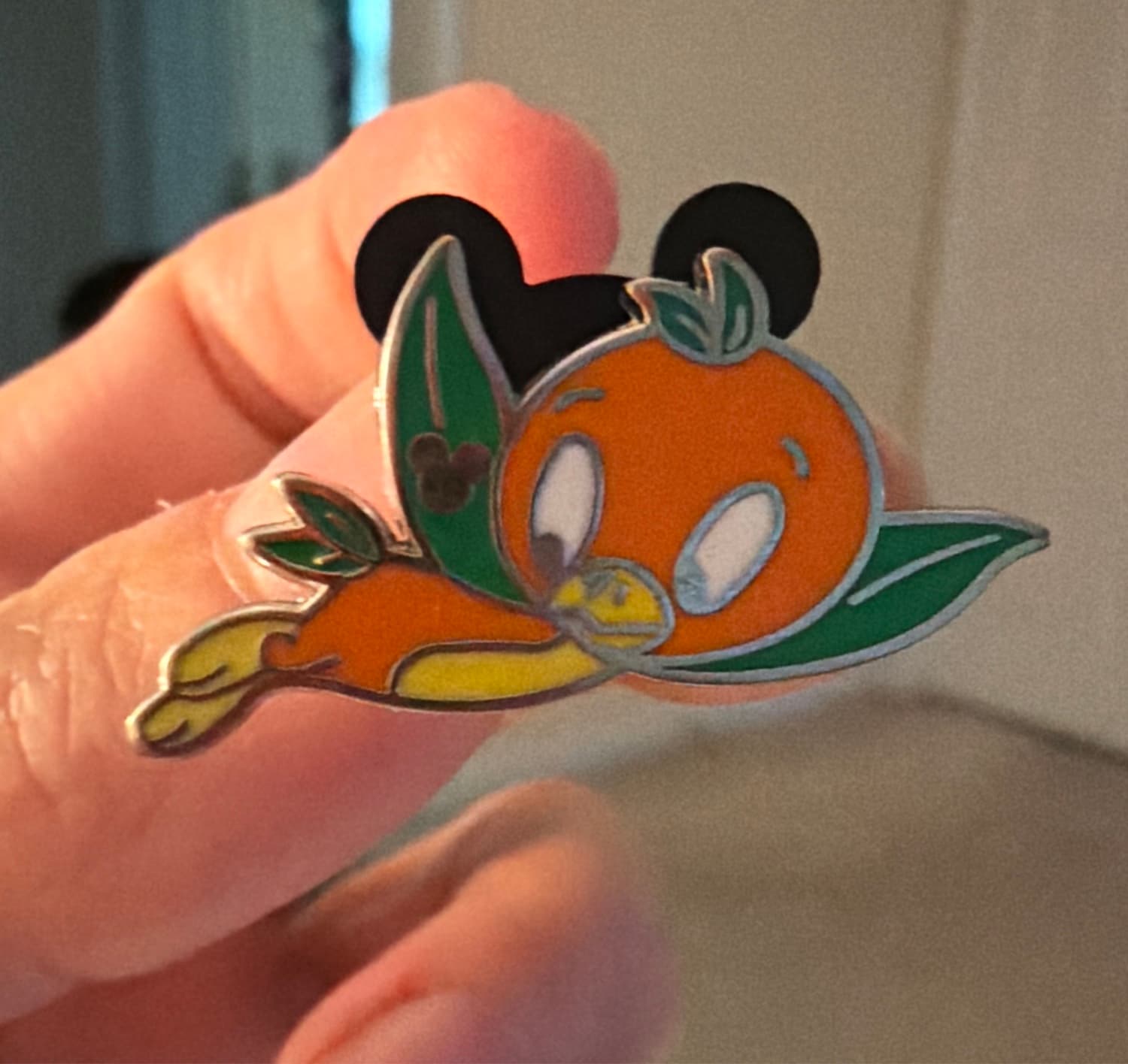 Orange Bird Flying - Hidden Mickey