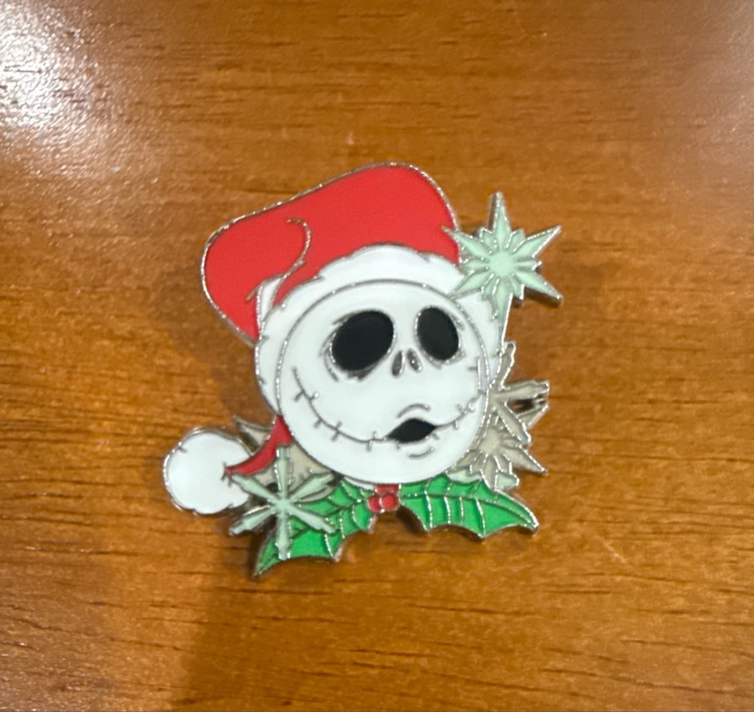 Nightmare Before Christmas Jack Skellington Holiday Santa Pin
