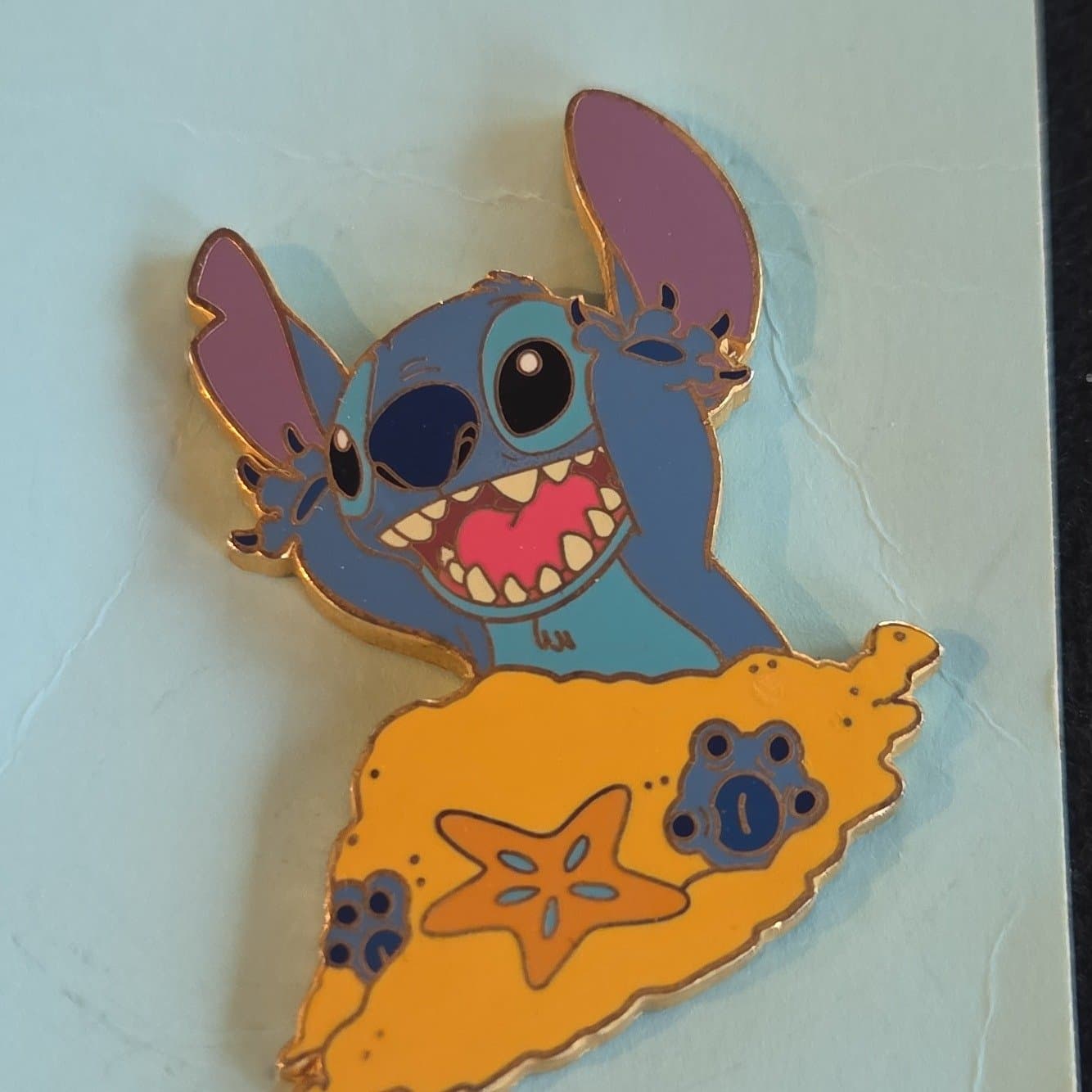 Stitch in Sand with Starfish