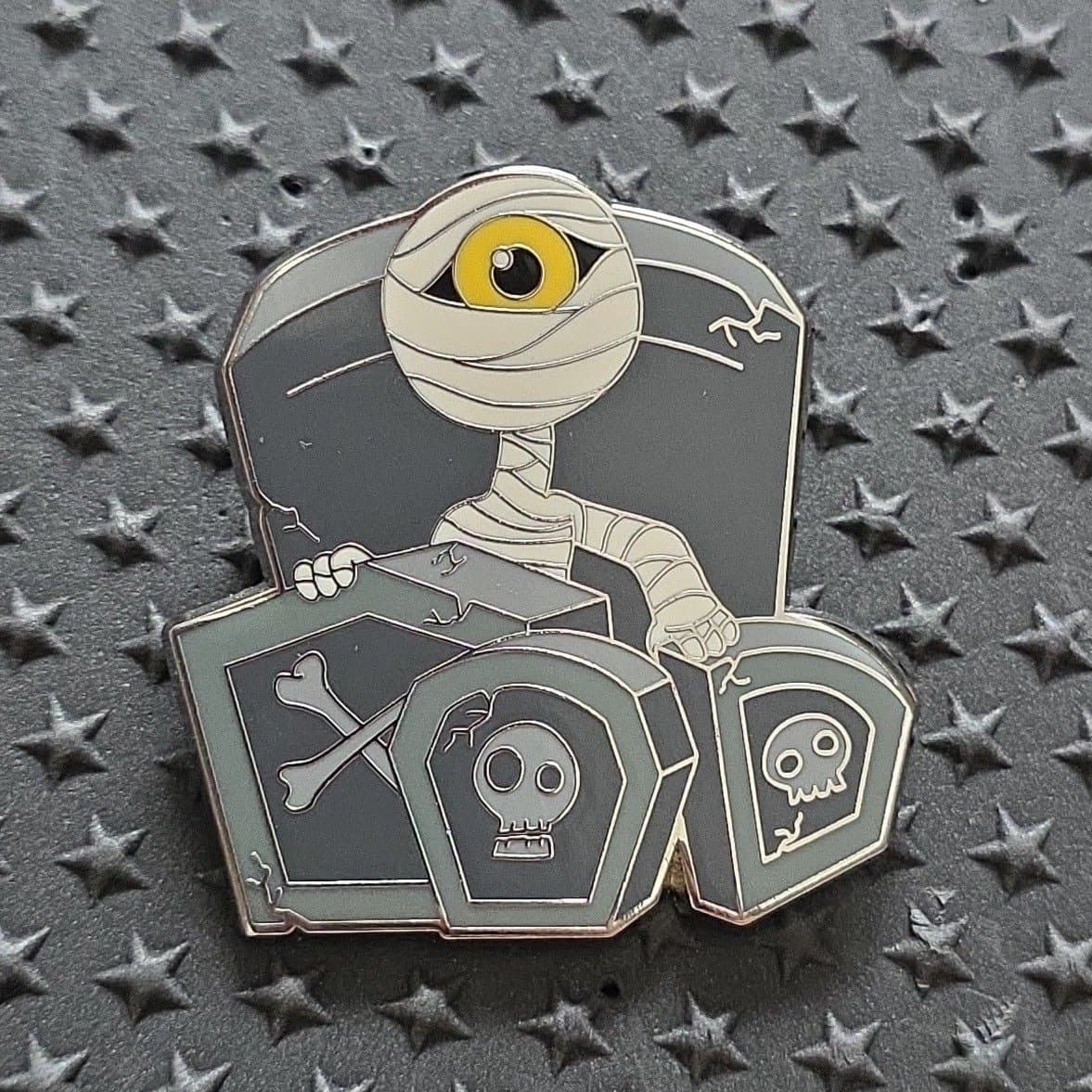 Nightmare Before Christmas Mummy Boy Tombstone Mystery Pin