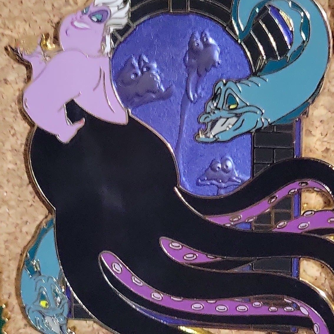 Disney PALM Villains Icons The Little Mermaid Ursula Flotsam and Jetsam Jumbo Pin