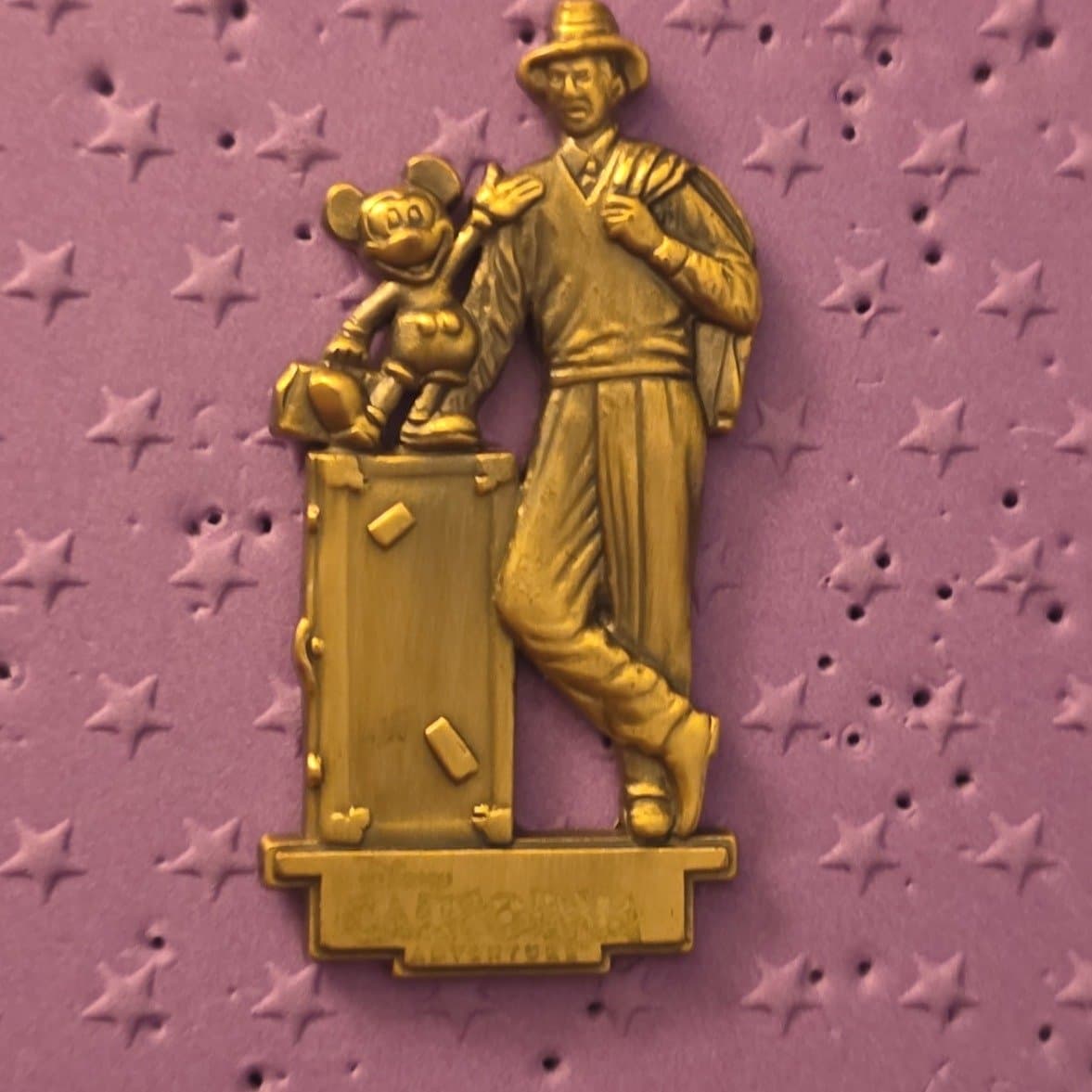Walt Disney and Mickey Mouse with Luggage - Walt Disney Imagineering 50th Anniversary