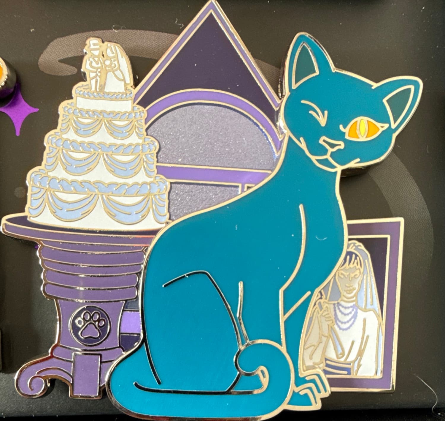 Black Cat and Bride - The Haunted Mansion