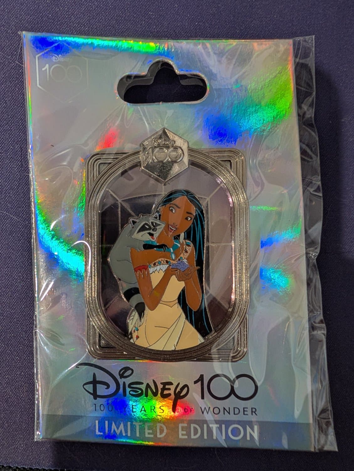 Pocahontas & Meeko - Disney 100 Years of Wonder Limited Edition Pin