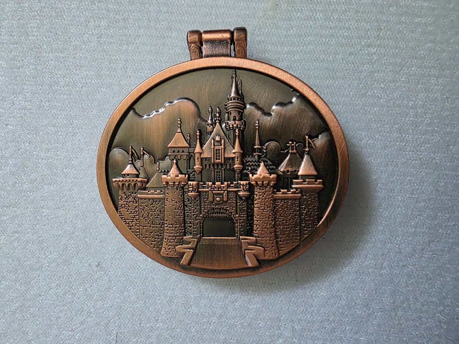 Hinged Sleeping Beauty Castle with Walt Disney Quote 26524 front