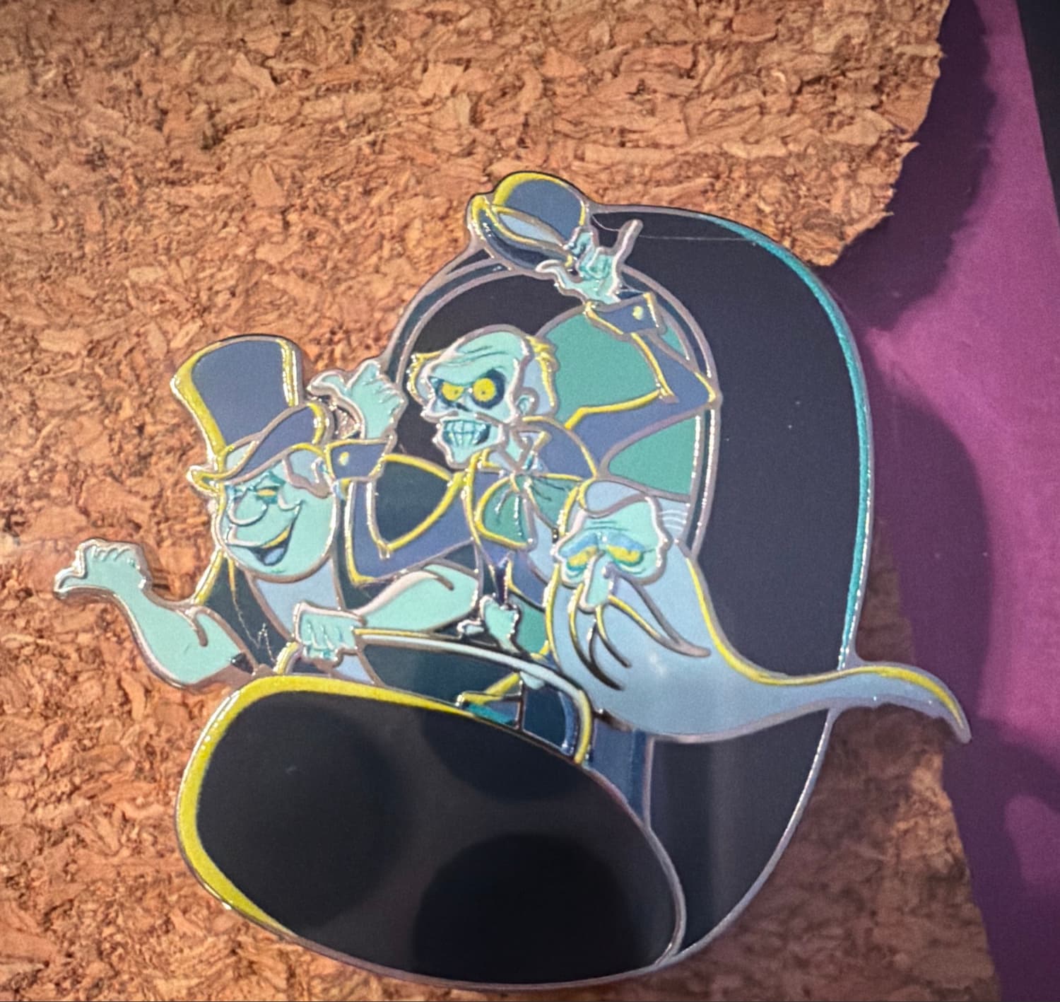 Haunted Mansion Hitchhiking Ghosts in Doom Buggy Pin