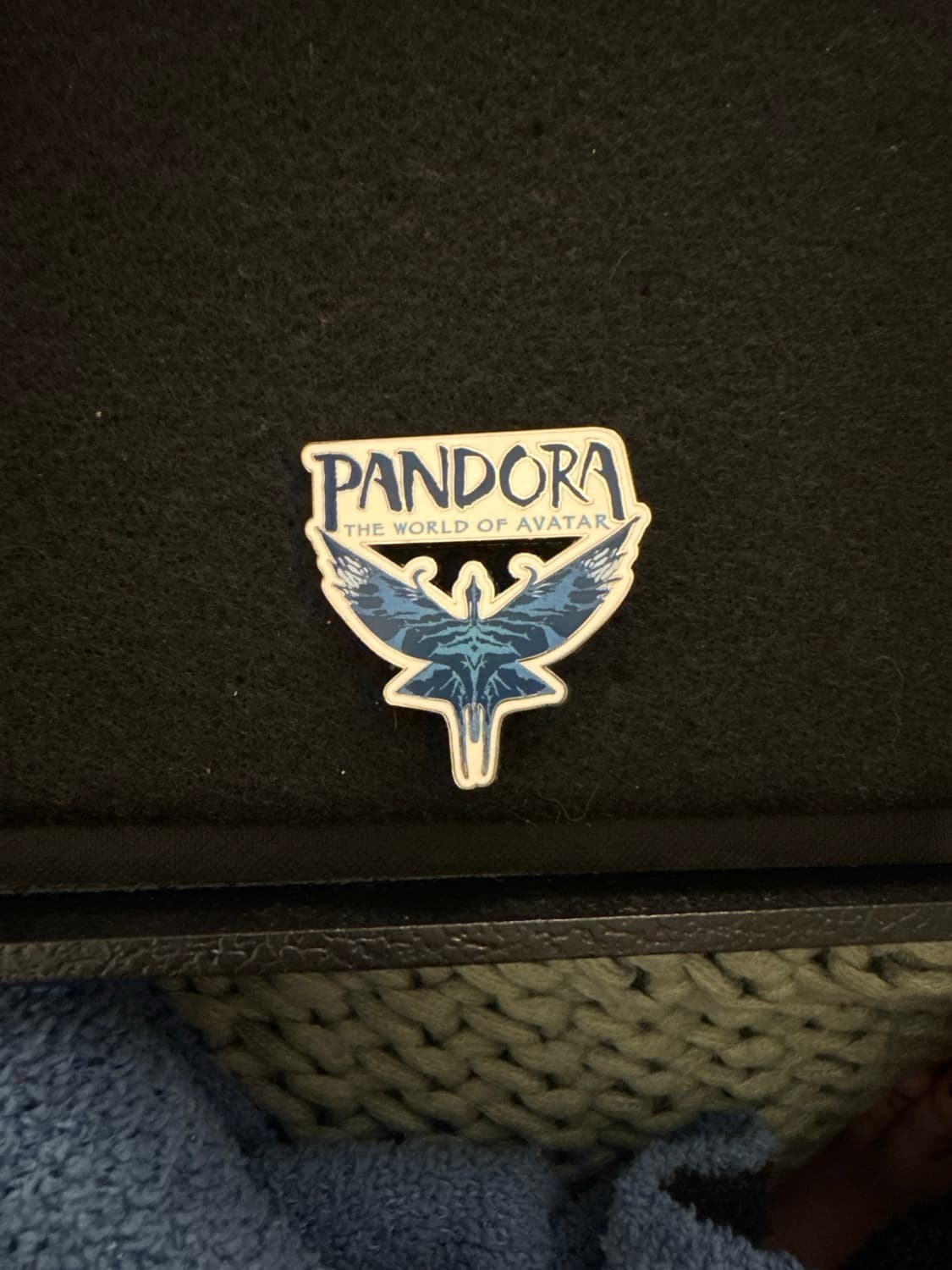 Disney Parks Pandora World Of Avatar Banshee Ikran Stained Glass Pin front