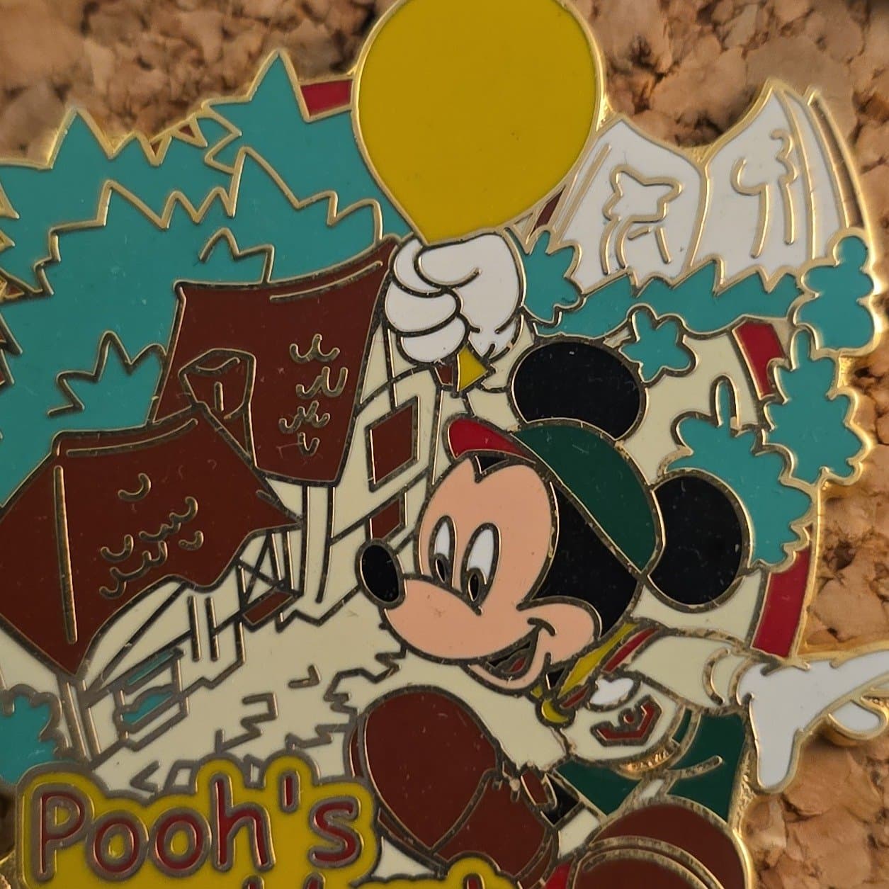 Disney TDR Monthly Pin Collection TDL Pooh's Hunny Hunt Mickey Mouse Pin