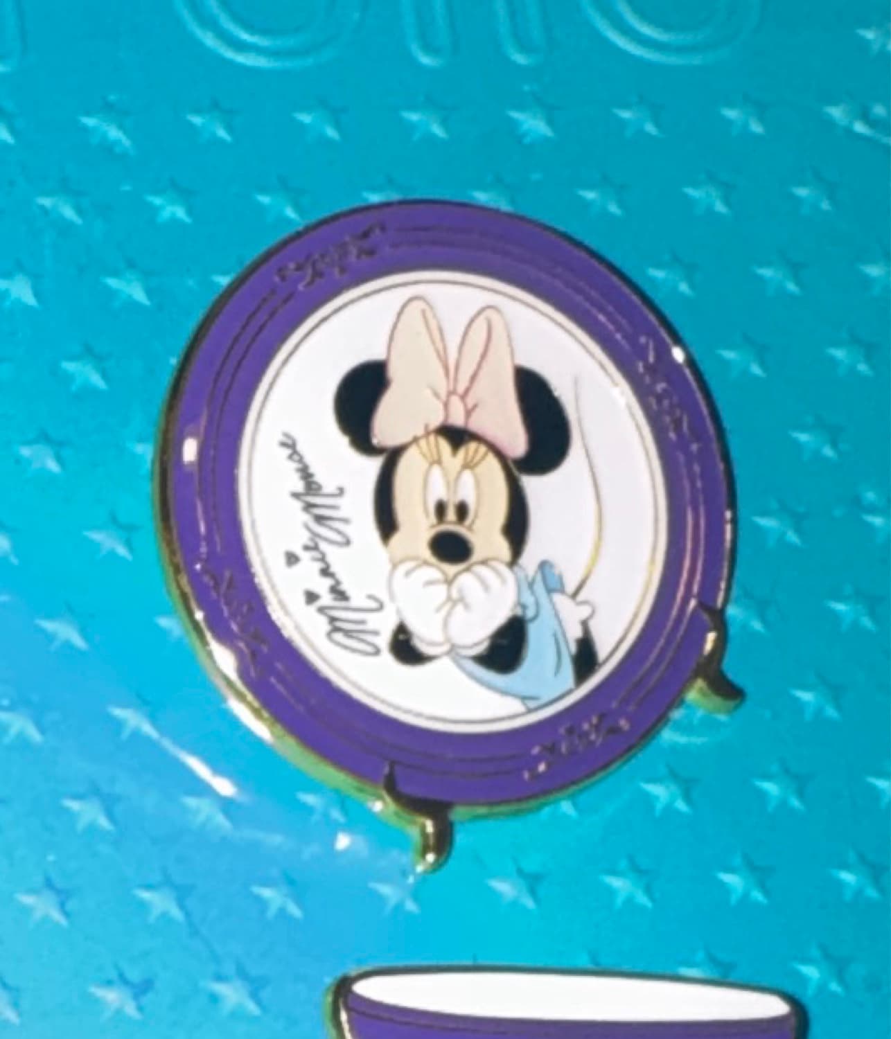 Minnie Mouse Shanghai Tea Cup Saucer Pin front