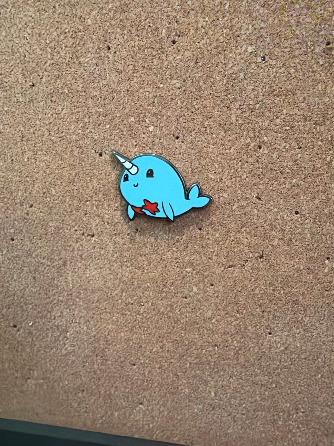 Glitter Galaxy Neddie Narwhal Soft Enamel Collector's Pin