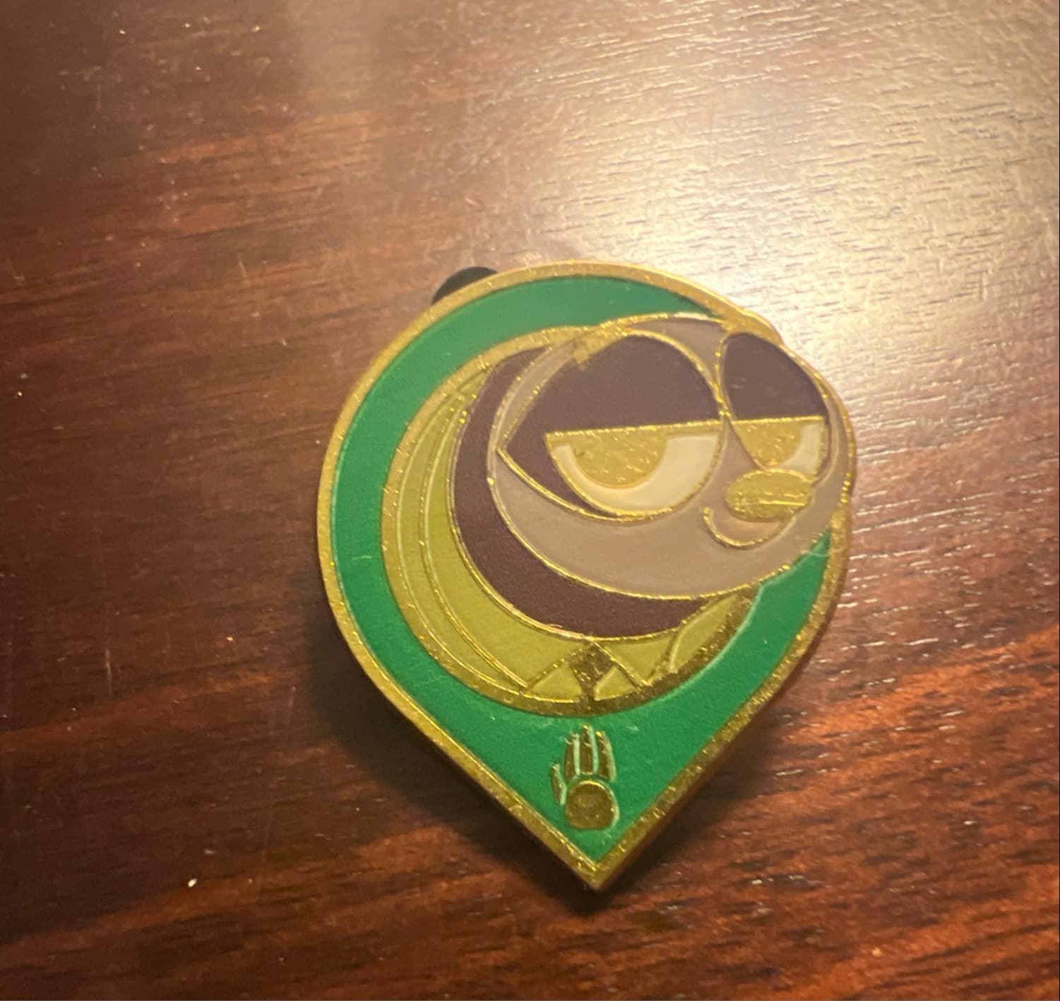 Flash Slothmore Green Map Pin