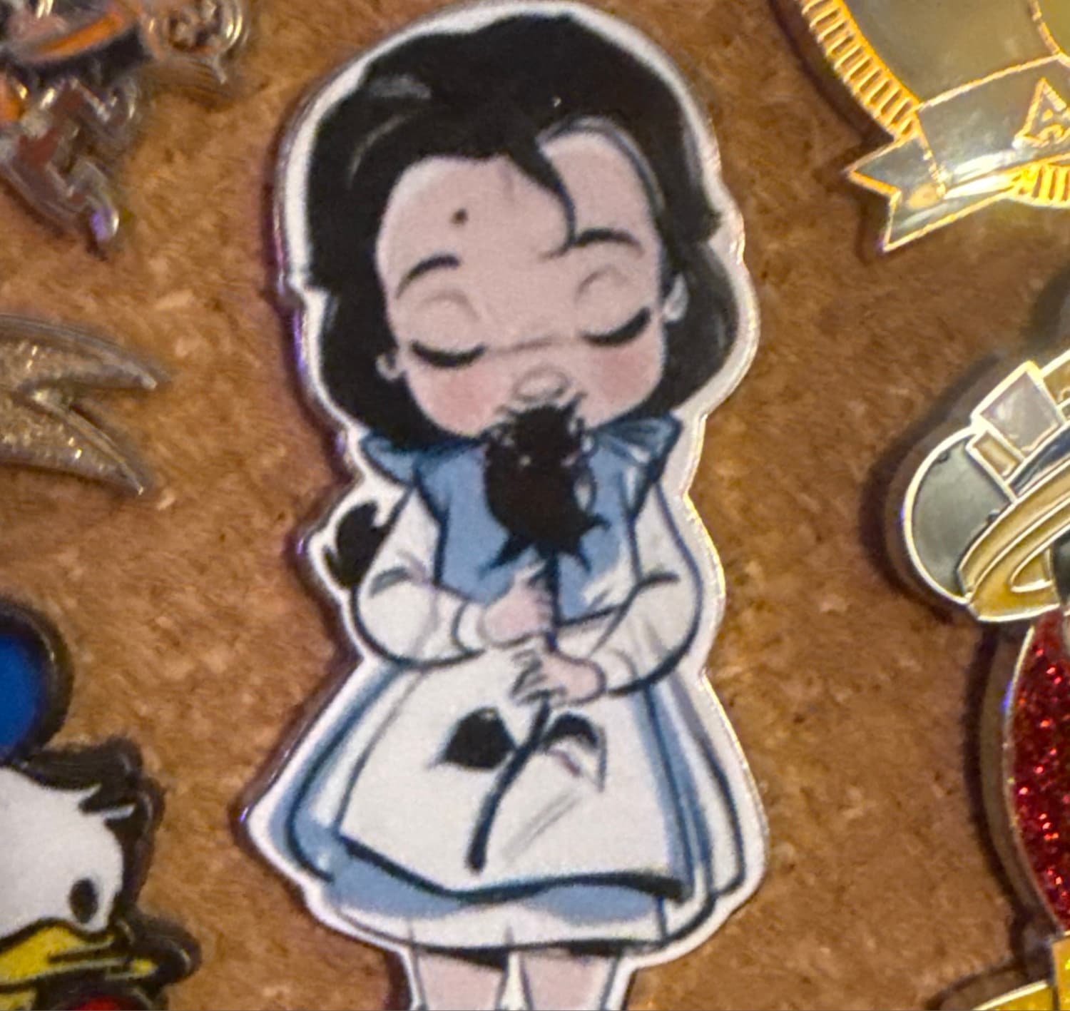 Belle (Chibi Heroines) with Black Rose