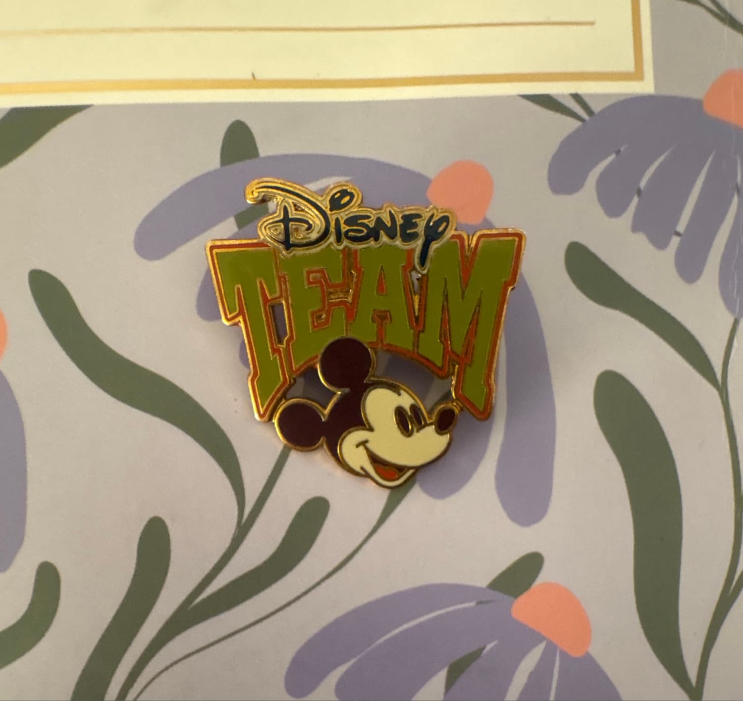 Mickey Mouse Disney Team Cast Member Pin