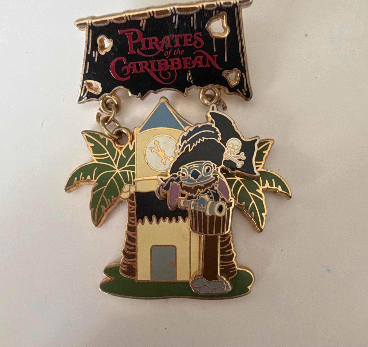 Stitch as Barbossa - Pirates of the Caribbean - Featured Attraction Collection