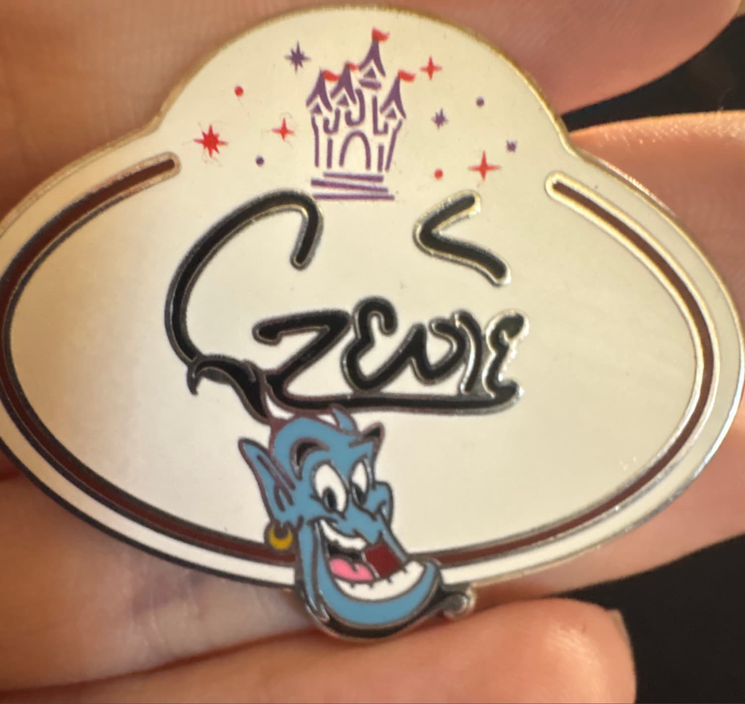 Genie Name Tag Pin