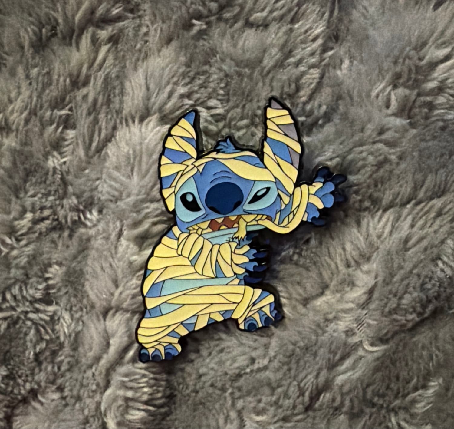 Loungefly Disney Lilo & Stitch Mummy Stitch Enamel Pin