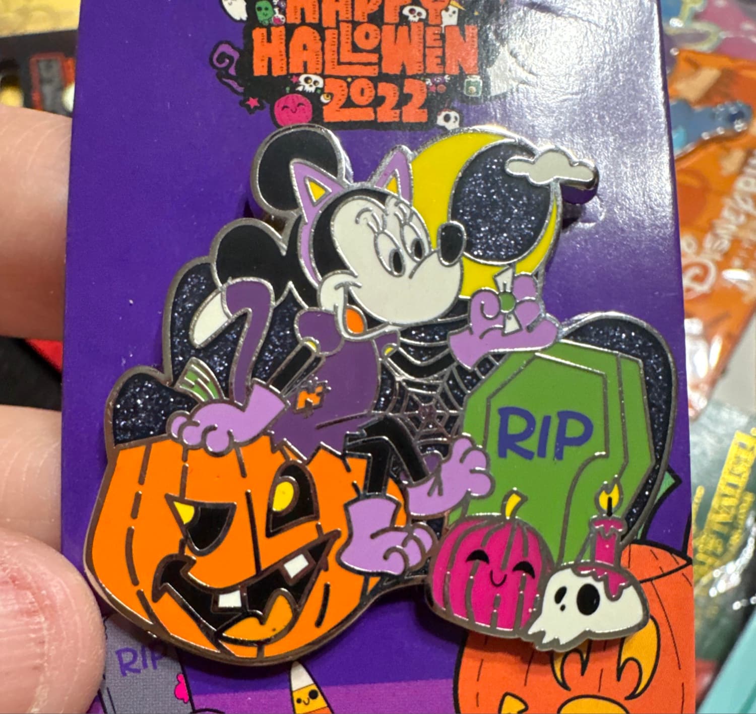 Minnie Mouse Happy Halloween 2022 Pin