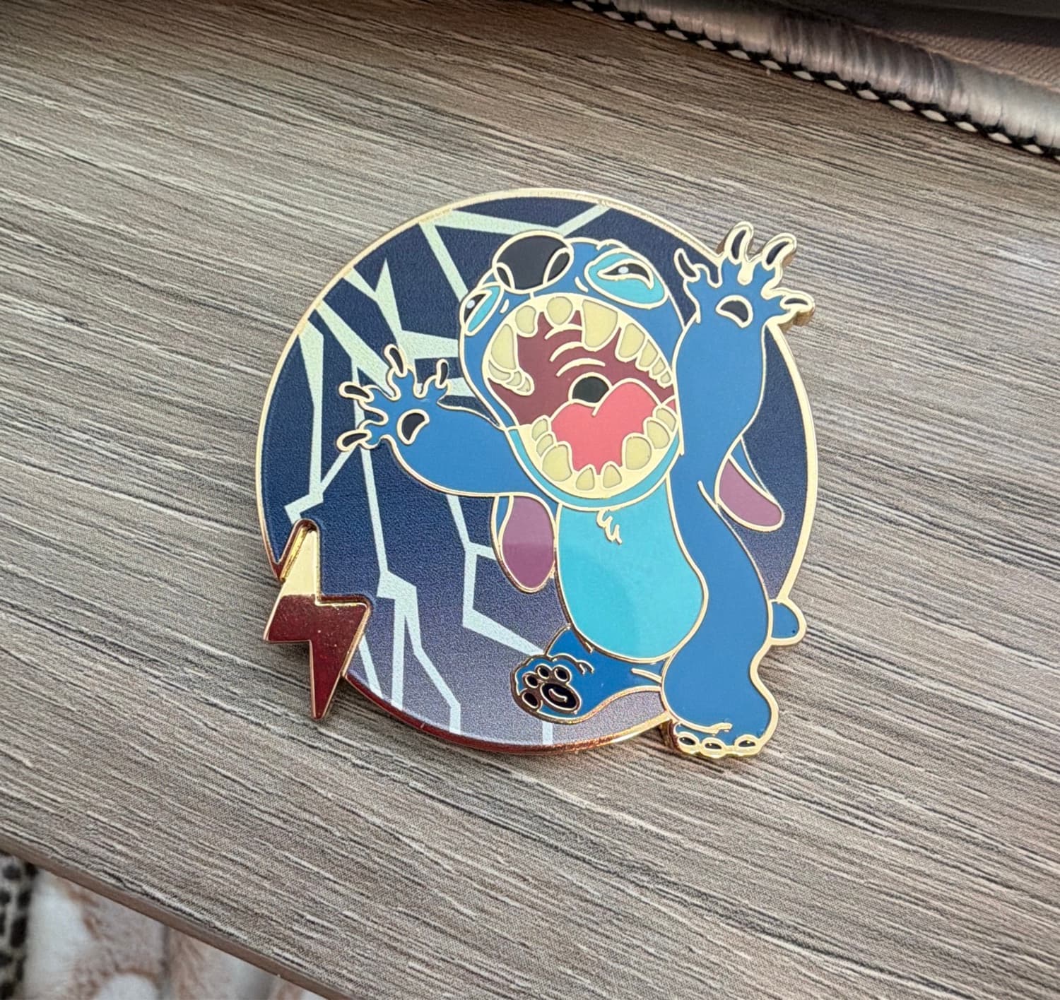 Stitch Lightning Pin