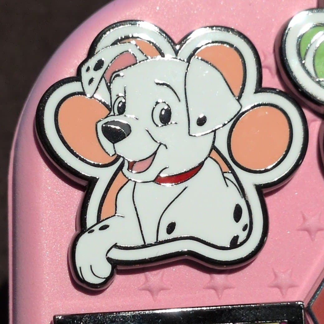 Lucky - 101 Dalmatians - Clover Pin front