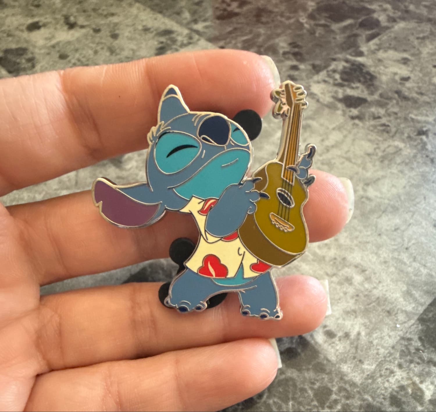 Stitch Hawaiian Shirt Ukulele front