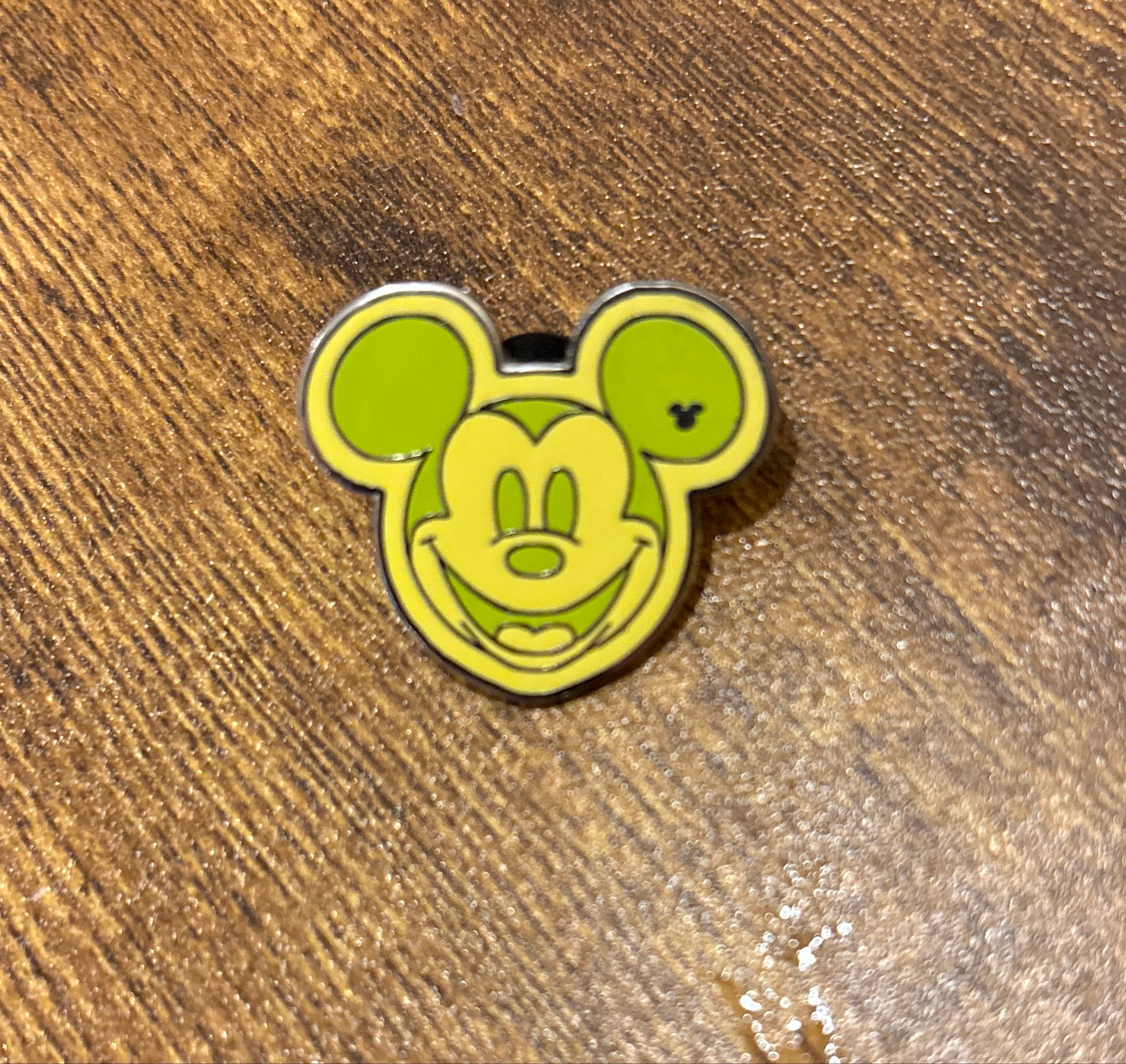 Colorful Mickey Head Green