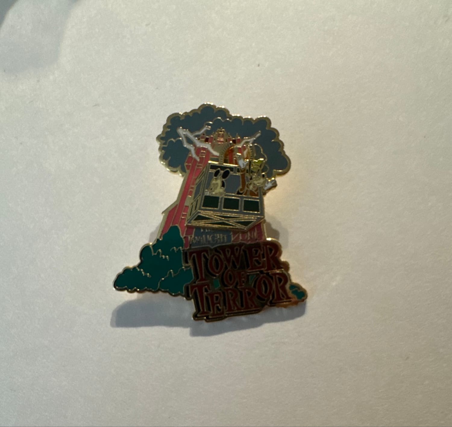 The Twilight Zone Tower of Terror Mickey Goofy Pin